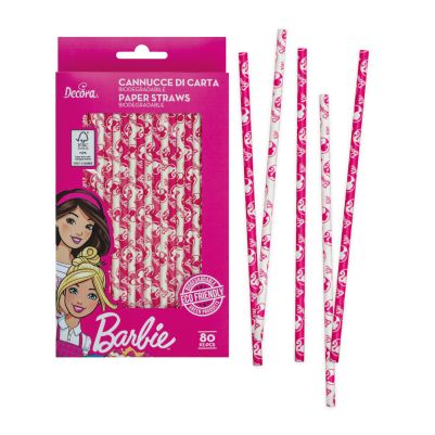 Сламки/Пръчки - 80 броя - Barbie