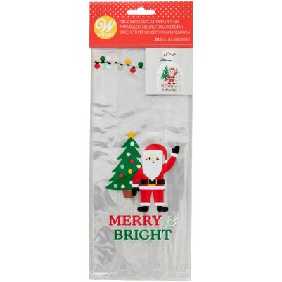 Комплект пликове - Santa Merry & Bright - 20 броя