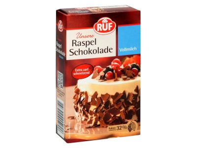 Шоколадова декорация - Къдрици - Млечен шоколад - 100гр - RUF 