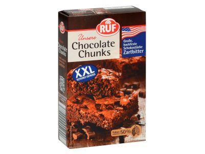  Парченца шоколад за печене - Натурален шоколад - Chunks -100 гр - RUF