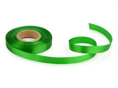 Декоративна сатенена панделка - Зелена - 30м 