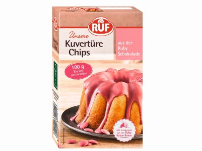 Шоколадова глазура - Ruby Chips - 100 гр - RUF