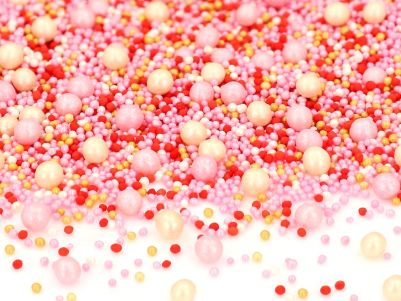 Захарна декорация -Pink Pearl 80 гр - Cake Masters