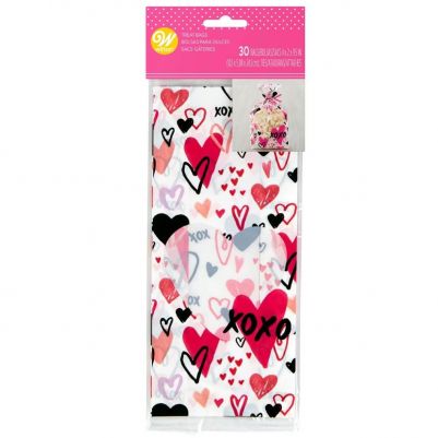 Комплект пликове - Traditional Valentine - 30 броя