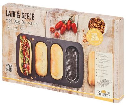 Перфорирана форма за печене - Hot Dog bun tray