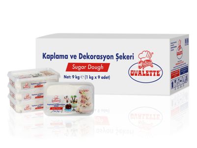 Захарно тесто - Ovalette - Бял- 1 кг