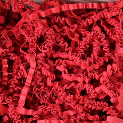 Хартиен пълнеж -Рубинено червено -100 грама