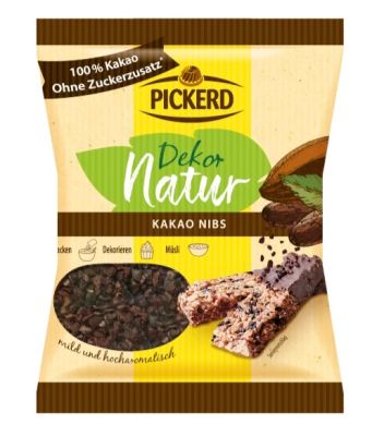 Изпечени натрошени какаови зърна -50 гр -Pickerd