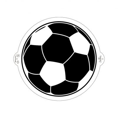 Шаблон - Футболна топка - 25 см
