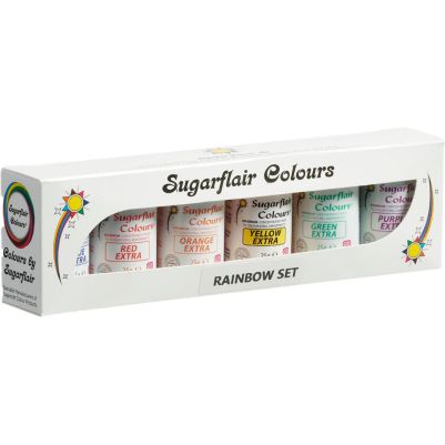 Sugarflair - Maximum Concentrated Rainbow - 6 x 25g