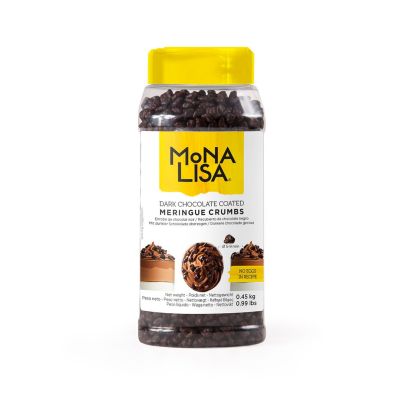 Шоколадова декорация - MONA LISA - MERINGUE CRUMBS DARK CHOC 450G