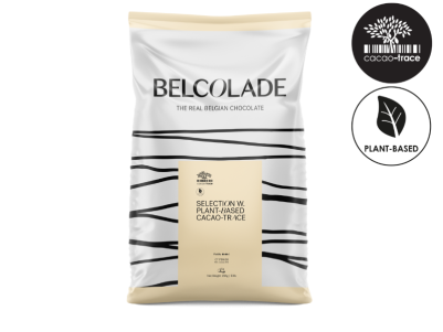 Шоколад Belcolade Бял W. PLANT-BASED CACAO-TRACE