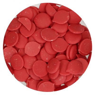 FunCakes Deco Melts -Бонбонки за топене - Red - 250 грама