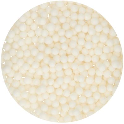 Захарна декорация - Soft Pearls Medium White 60 g