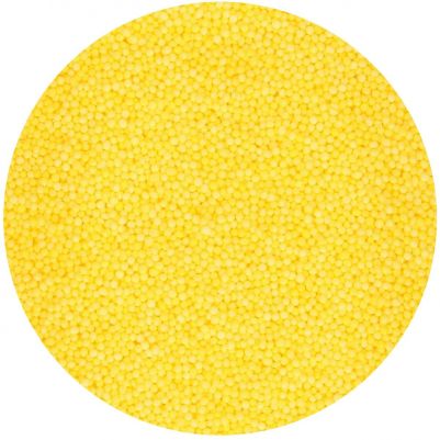Захарна декорация - Nonpareils - Жълто - 80гр