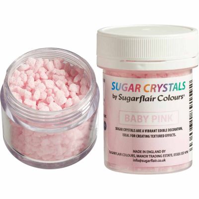 Захарни кристали - Sugarflair - Baby Pink - 40гр