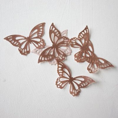 Вафлени пеперуди - Gold Metallic - Crystal Candy - 4гр