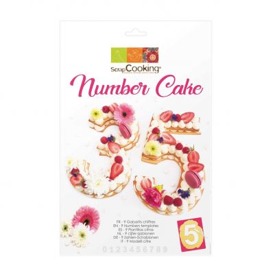 Шаблони за торта - Цифри - 9 броя