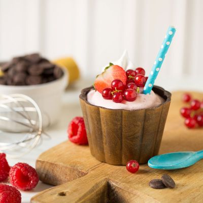 Поликарбонатна форма за шоколад - Чашка - Шот  - ø 75 - 2 броя