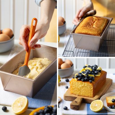 Стоманена тава за печене - 23 x 12.5 xh 7 cm - RoseGold - Decora