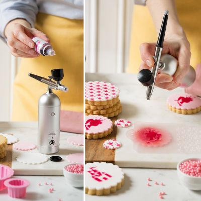 Комплект хранителни оцветители за с аерограф - 8 броя -Decora