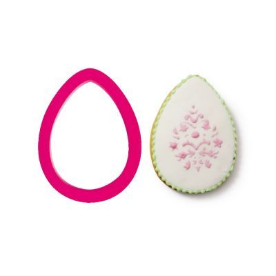 Пластмасов резец - Яйце - 8 см