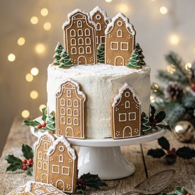 Комплект резци - Къщички с релефен отпечатък - Decora