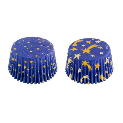 Хартиени форми за мъфини - Stars - 36 броя