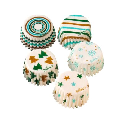 Хартиени форми за бонбони - Christmas Dream ø 27мм- 100 броя