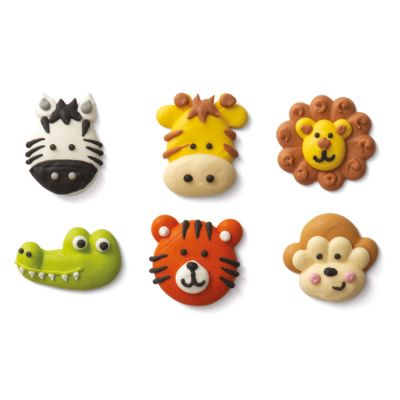 Захарна декорация - Животните от джунглата 