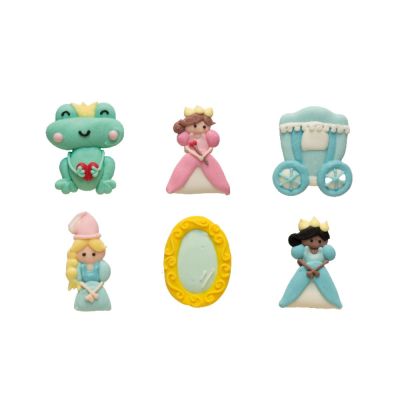 Захарна декорация -  Принцесата и жабокът