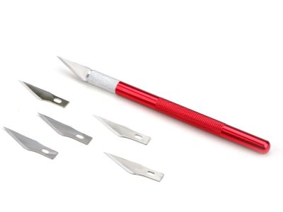 Сладкарски скалпел с резервни ножчета - 5 броя 