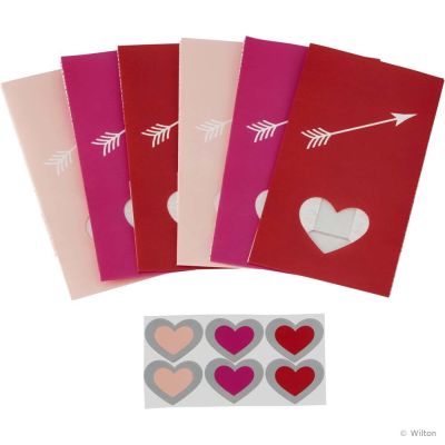 Пликове за сладки - Свети Валентин - 6 броя