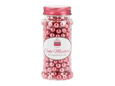 Захарна декорация - Soft metallic pink 7mm 80g - Cake Masters