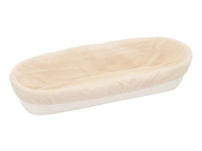 Банетон за хляб с текстил -  1 кг - Овал