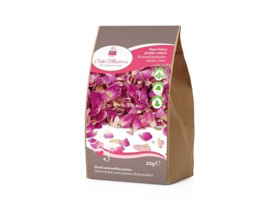 Ядливи сушени цветя - Розов цвят - Листенца - лилав - 20 гр