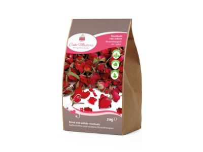 Ядливи сушени цветя - Розов цвят- червен- 20гр