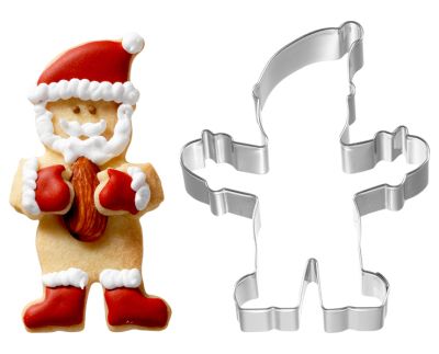 Метален резец - Дядо Коледа - 8.5 см - Birkmann