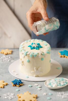 Захарна декорация - Снежинки - 60гр - Decora