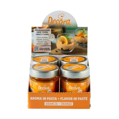 Овкусителна паста - Портокал  - 100 гр. - Decora