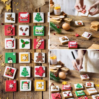 Захарна декорация -  Джинджифило семейство- 6 броя