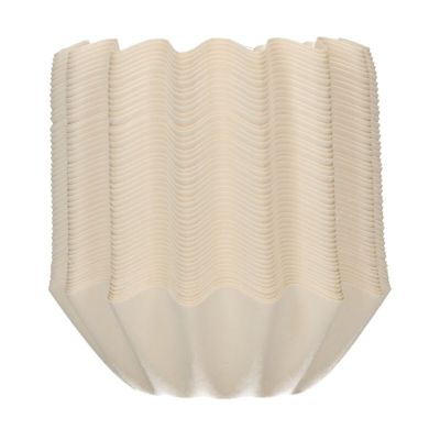 Хартиени форми за мъфини - Bloom - Бяло- 48 броя