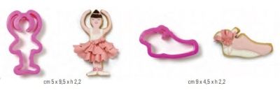 Балерина и обувка - Комплект пластмасови резци Decora