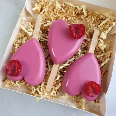 Силиконова форма за сладолед и popsicles - Mini Heart