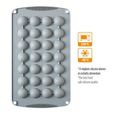 Силиконова форма за печене и замразяване- Порусфера - 3см - Decora