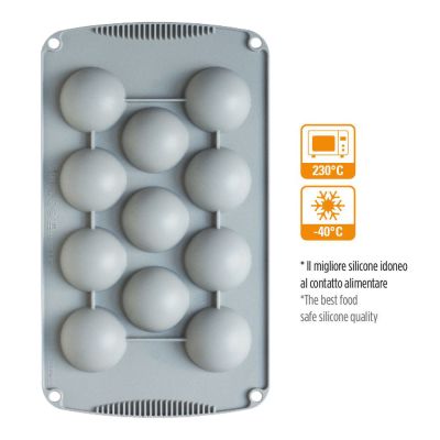 Силиконова форма за печене и замразяване- Порусфера - 5см - Decora