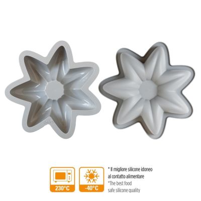 Силиконова форма за печене и замразяване- Soft Star - Decora