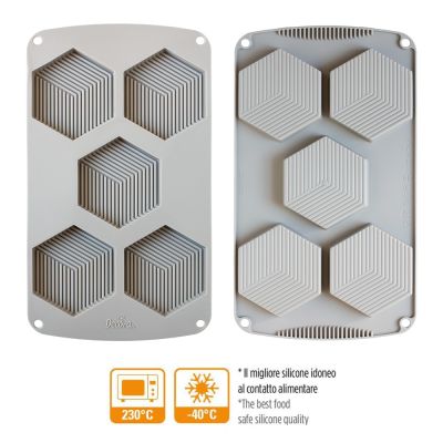 Силиконова форма за печене и замразяване- Hexagon- Decora