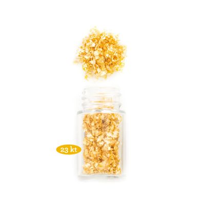 Ядливо злато - Люспи  - 23К - 0,125гр - Decora