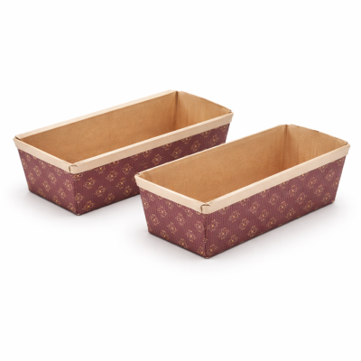 Хартиена форма за печене продълговата - 600 грама - 5 броя.